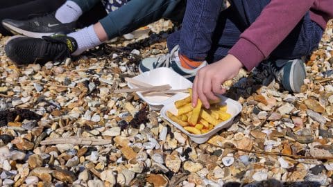Breakfast at Bayside Cabin in Gosport